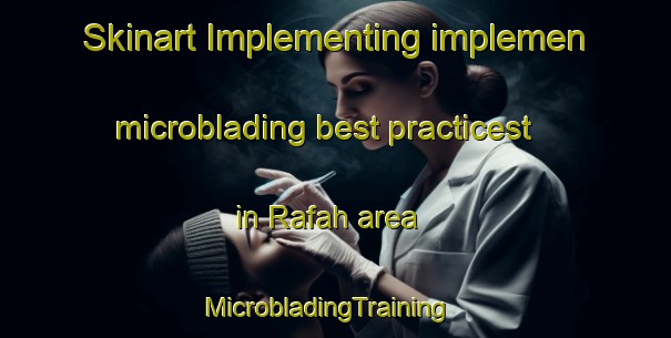 Skinart Implementing implemen microblading best practicest in Rafah area | MicrobladingTraining | MicrobladingClasses | SkinartTraining-Egypt