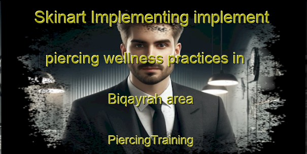 Skinart Implementing implement piercing wellness practices in Biqayrah area | #PiercingTraining #PiercingClasses #SkinartTraining-Egypt