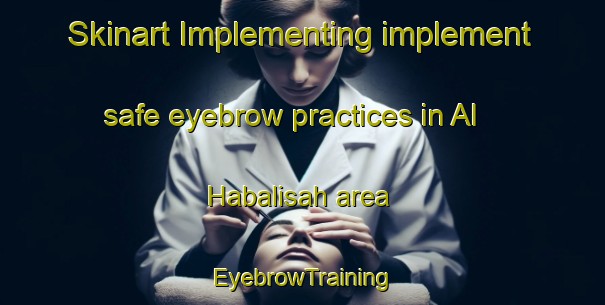 Skinart Implementing implement safe eyebrow practices in Al Habalisah area | EyebrowTraining | EyebrowClasses | SkinartTraining-Egypt