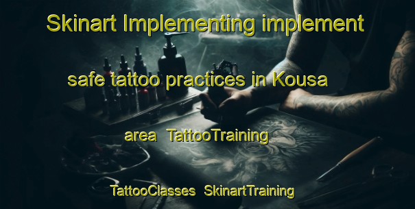 Skinart Implementing implement safe tattoo practices in Kousa area | TattooTraining | TattooClasses | SkinartTraining-Egypt