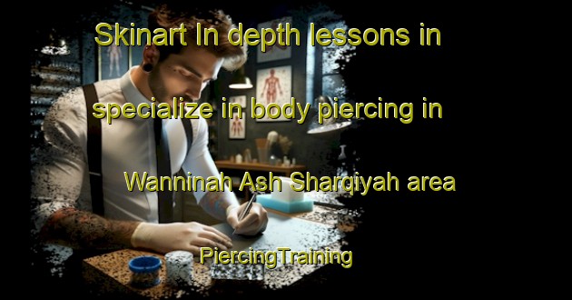 Skinart In-depth lessons in specialize in body piercing in Wanninah Ash Sharqiyah area | PiercingTraining | PiercingClasses | SkinartTraining-Egypt