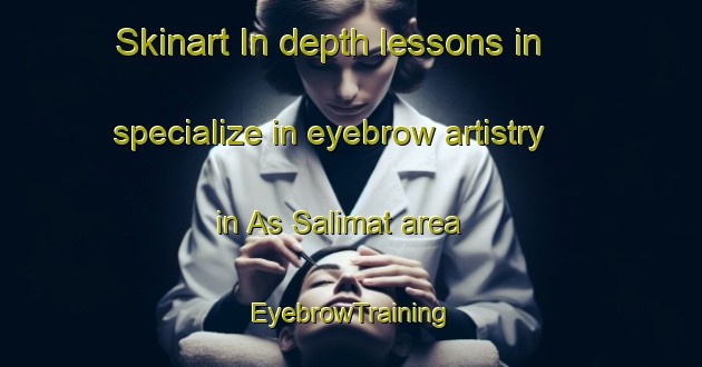 Skinart In-depth lessons in specialize in eyebrow artistry in As Salimat area | EyebrowTraining | EyebrowClasses | SkinartTraining-Egypt