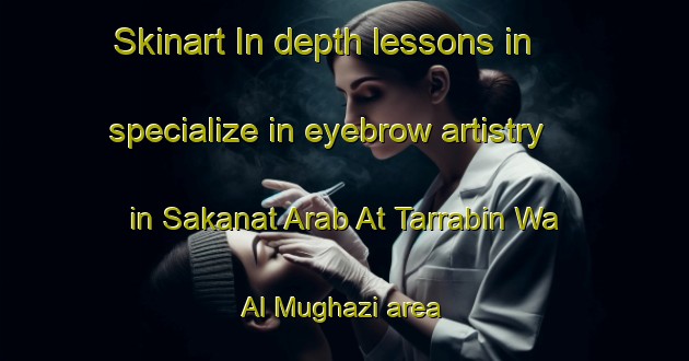 Skinart In-depth lessons in specialize in eyebrow artistry in Sakanat Arab At Tarrabin Wa Al Mughazi area | EyebrowTraining | EyebrowClasses | SkinartTraining-Egypt