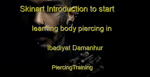 Skinart Introduction to start learning body piercing in Ibadiyat Damanhur | PiercingTraining | PiercingClasses | SkinartTraining-Egypt