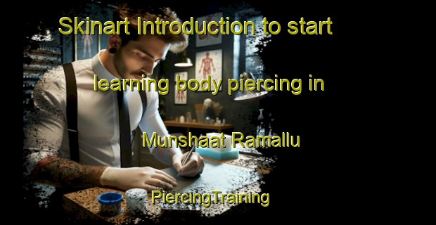 Skinart Introduction to start learning body piercing in Munshaat Ramallu | PiercingTraining | PiercingClasses | SkinartTraining-Egypt