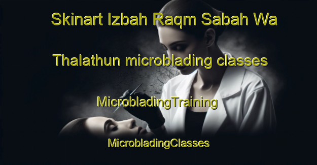 Skinart Izbah Raqm Sabah Wa Thalathun microblading classes | #MicrobladingTraining #MicrobladingClasses #SkinartTraining-Egypt