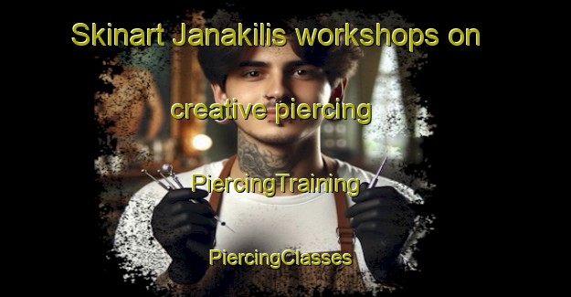 Skinart Janakilis workshops on creative piercing | PiercingTraining | PiercingClasses | SkinartTraining-Egypt