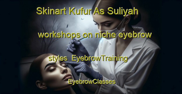 Skinart Kufur As Suliyah workshops on niche eyebrow styles | EyebrowTraining | EyebrowClasses | SkinartTraining-Egypt