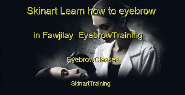 Skinart Learn how to eyebrow in Fawjilay | EyebrowTraining | EyebrowClasses | SkinartTraining-Egypt