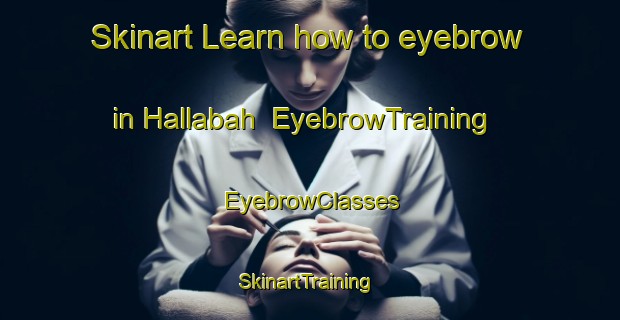 Skinart Learn how to eyebrow in Hallabah | EyebrowTraining | EyebrowClasses | SkinartTraining-Egypt