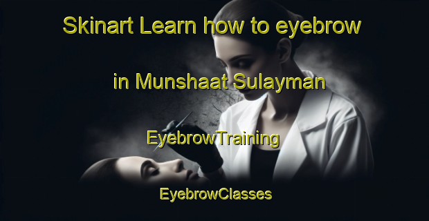 Skinart Learn how to eyebrow in Munshaat Sulayman | EyebrowTraining | EyebrowClasses | SkinartTraining-Egypt