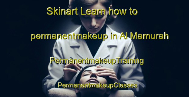 Skinart Learn how to permanentmakeup in Al Mamurah | PermanentmakeupTraining | PermanentmakeupClasses | SkinartTraining-Egypt