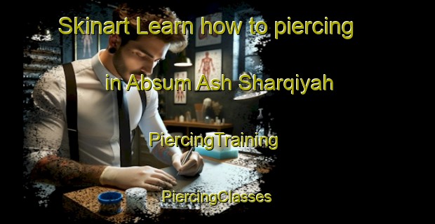 Skinart Learn how to piercing in Absum Ash Sharqiyah | #PiercingTraining #PiercingClasses #SkinartTraining-Egypt