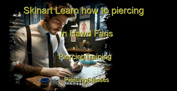 Skinart Learn how to piercing in Hawd Faris | PiercingTraining | PiercingClasses | SkinartTraining-Egypt