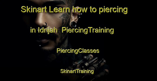 Skinart Learn how to piercing in Idrijah | #PiercingTraining #PiercingClasses #SkinartTraining-Egypt