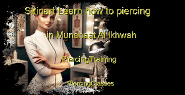 Skinart Learn how to piercing in Munshaat Al Ikhwah | PiercingTraining | PiercingClasses | SkinartTraining-Egypt