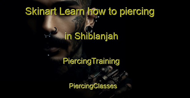 Skinart Learn how to piercing in Shiblanjah | PiercingTraining | PiercingClasses | SkinartTraining-Egypt