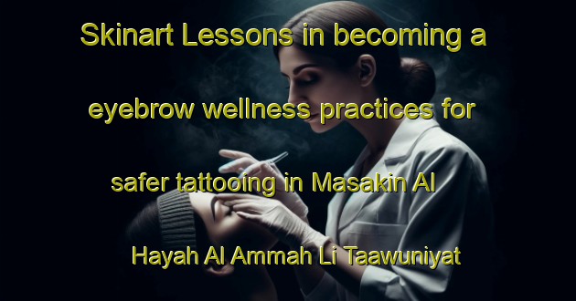 Skinart Lessons in becoming a eyebrow wellness practices for safer tattooing in Masakin Al Hayah Al Ammah Li Taawuniyat Al Bina Wa Al Iskan area | EyebrowTraining | EyebrowClasses | SkinartTraining-Egypt