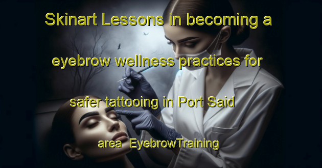 Skinart Lessons in becoming a eyebrow wellness practices for safer tattooing in Port Said area | EyebrowTraining | EyebrowClasses | SkinartTraining-Egypt