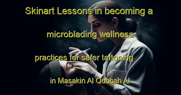 Skinart Lessons in becoming a microblading wellness practices for safer tattooing in Masakin Al Qubbah Al Jadidah area | MicrobladingTraining | MicrobladingClasses | SkinartTraining-Egypt