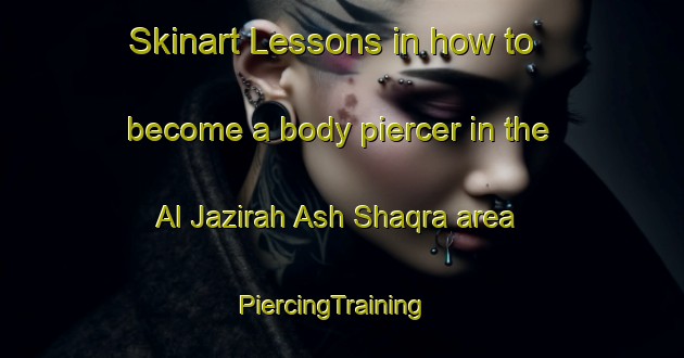 Skinart Lessons in how to become a body piercer in the Al Jazirah Ash Shaqra area | PiercingTraining | PiercingClasses | SkinartTraining-Egypt