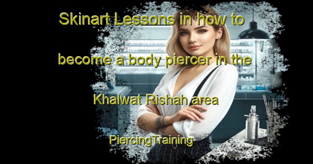 Skinart Lessons in how to become a body piercer in the Khalwat Rishah area | PiercingTraining | PiercingClasses | SkinartTraining-Egypt