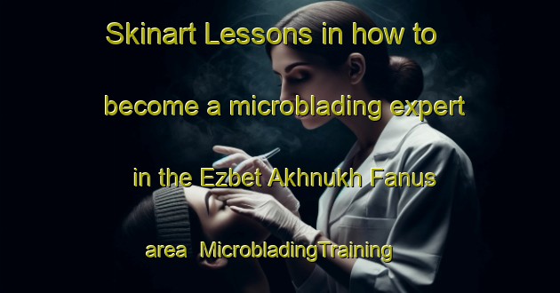 Skinart Lessons in how to become a microblading expert in the Ezbet Akhnukh Fanus area | MicrobladingTraining | MicrobladingClasses | SkinartTraining-Egypt