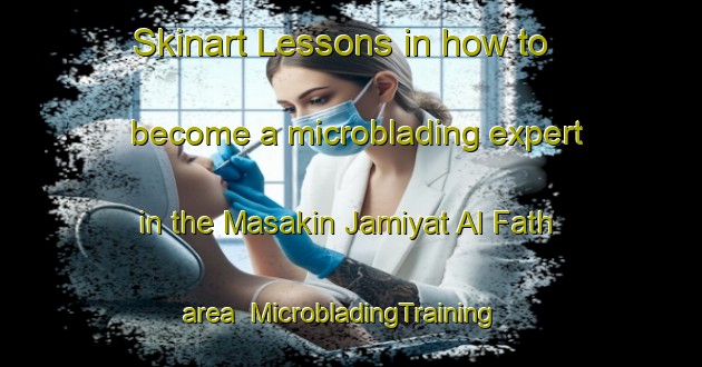 Skinart Lessons in how to become a microblading expert in the Masakin Jamiyat Al Fath area | MicrobladingTraining | MicrobladingClasses | SkinartTraining-Egypt
