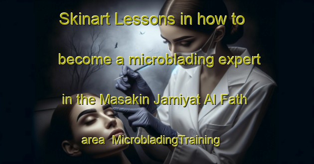 Skinart Lessons in how to become a microblading expert in the Masakin Jamiyat Al Fath area | MicrobladingTraining | MicrobladingClasses | SkinartTraining-Egypt