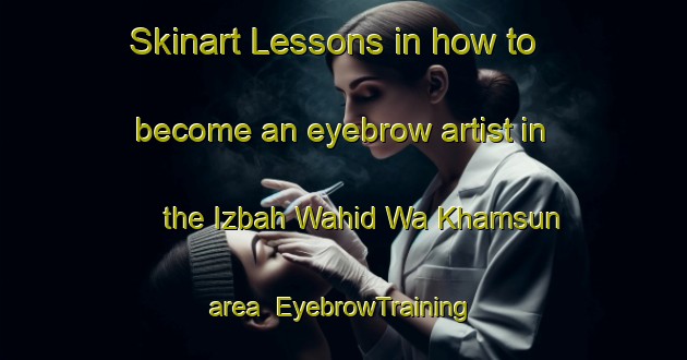 Skinart Lessons in how to become an eyebrow artist in the Izbah Wahid Wa Khamsun area | EyebrowTraining | EyebrowClasses | SkinartTraining-Egypt