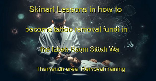 Skinart Lessons in how to become tattoo removal fundi in the Izbah Raqm Sittah Wa Thamanun area | RemovalTraining | RemovalClasses | SkinartTraining-Egypt