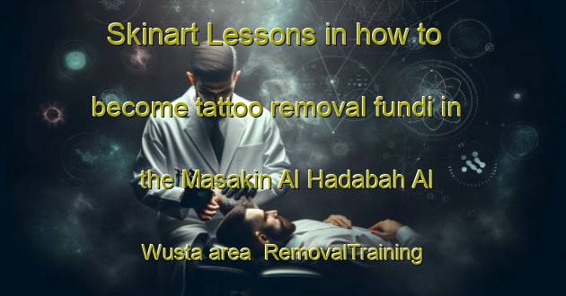 Skinart Lessons in how to become tattoo removal fundi in the Masakin Al Hadabah Al Wusta area | RemovalTraining | RemovalClasses | SkinartTraining-Egypt