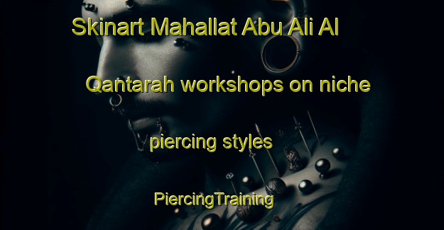 Skinart Mahallat Abu Ali Al Qantarah workshops on niche piercing styles | PiercingTraining | PiercingClasses | SkinartTraining-Egypt