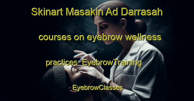 Skinart Masakin Ad Darrasah courses on eyebrow wellness practices | EyebrowTraining | EyebrowClasses | SkinartTraining-Egypt
