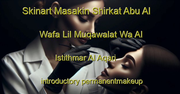 Skinart Masakin Shirkat Abu Al Wafa Lil Muqawalat Wa Al Istithmar Al Aqari introductory permanentmakeup sessions | PermanentmakeupTraining | PermanentmakeupClasses | SkinartTraining-Egypt