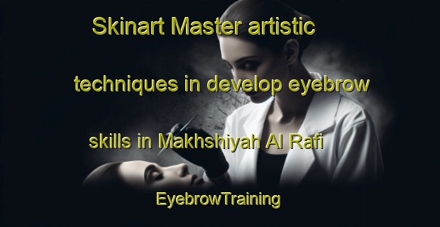 Skinart Master artistic techniques in develop eyebrow skills in Makhshiyah Al Rafi | EyebrowTraining | EyebrowClasses | SkinartTraining-Egypt