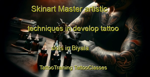 Skinart Master artistic techniques in develop tattoo skils in Biyala | #TattooTraining #TattooClasses #SkinartTraining-Egypt