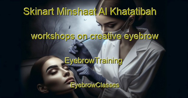 Skinart Minshaat Al Khatatibah workshops on creative eyebrow | EyebrowTraining | EyebrowClasses | SkinartTraining-Egypt
