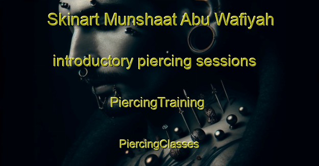 Skinart Munshaat Abu Wafiyah introductory piercing sessions | #PiercingTraining #PiercingClasses #SkinartTraining-Egypt