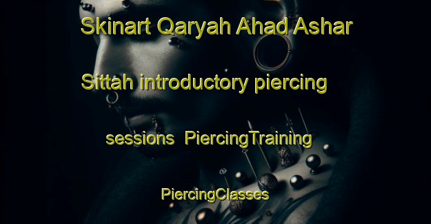 Skinart Qaryah Ahad Ashar Sittah introductory piercing sessions | #PiercingTraining #PiercingClasses #SkinartTraining-Egypt