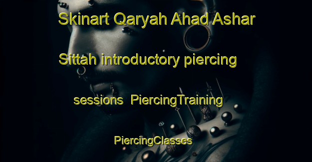 Skinart Qaryah Ahad Ashar Sittah introductory piercing sessions | PiercingTraining | PiercingClasses | SkinartTraining-Egypt
