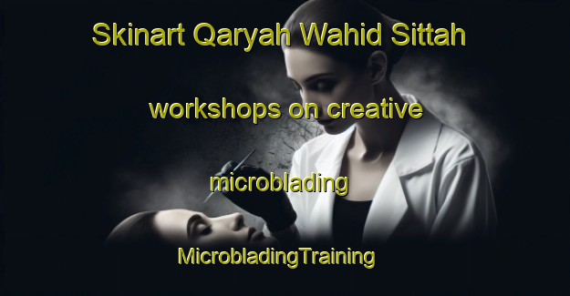 Skinart Qaryah Wahid Sittah workshops on creative microblading | MicrobladingTraining | MicrobladingClasses | SkinartTraining-Egypt