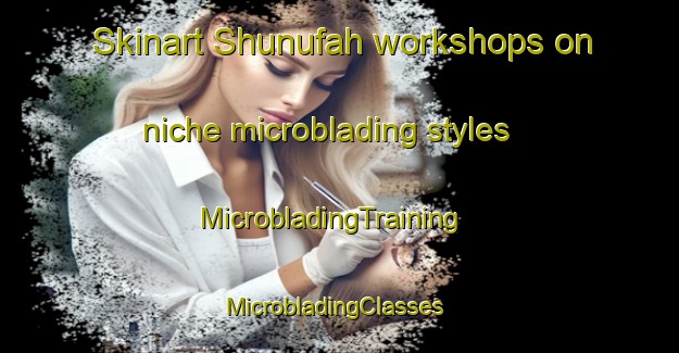 Skinart Shunufah workshops on niche microblading styles | MicrobladingTraining | MicrobladingClasses | SkinartTraining-Egypt