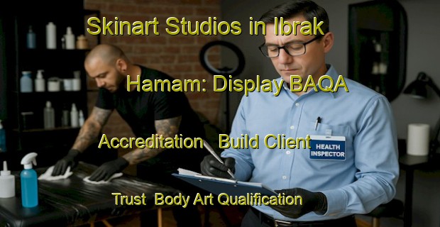 Skinart Studios in Ibrak Hamam: Display BAQA Accreditation - Build Client Trust | Body Art Qualification Authority | BAQA-Egypt