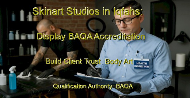 Skinart Studios in Iqfahs: Display BAQA Accreditation - Build Client Trust | Body Art Qualification Authority | BAQA-Egypt