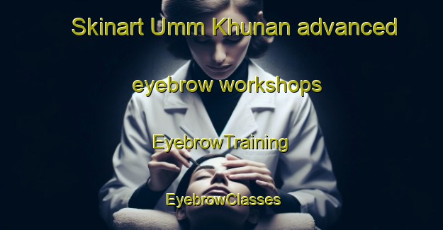 Skinart Umm Khunan advanced eyebrow workshops | EyebrowTraining | EyebrowClasses | SkinartTraining-Egypt
