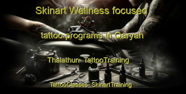Skinart Wellness-focused tattoo programs in Qaryah Thalathun | TattooTraining | TattooClasses | SkinartTraining-Egypt